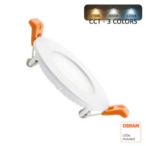 Οροφής Led Χωνευτό osram chip 6W CCT