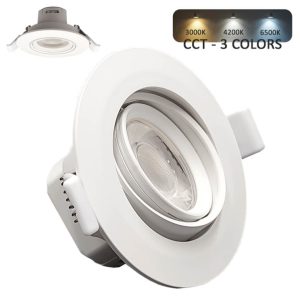 Spot Οροφής έτοιμο 7W white round CCT