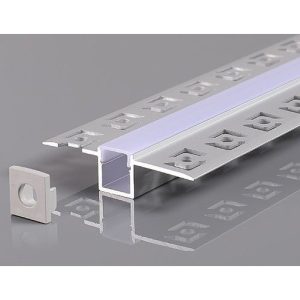 Προφίλ αλουμινίου χωνευτό γυψοσανίδας 2000x56x15mm