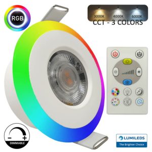 Spot Οροφής έτοιμο 6W RGB +CCT