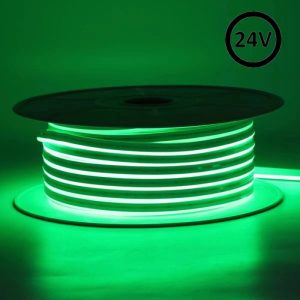 Neon Flex Led 24V DC smd 8W/m Green (50m) 6x12mm
