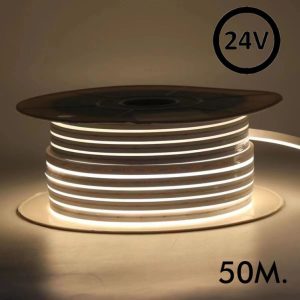 Neon Flex Led 24V DC smd 8W/m 4000K (50m) 6x12mm