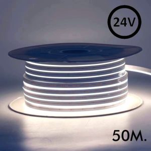 Neon Flex Led 24V DC smd 8W/m 6000K (50m) 6x12mm