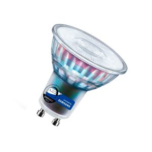 GU10 Led samsung chip 6W 6000K 38° dimmable