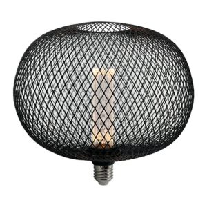 Modern metal Led 4W 4000K E27 G220 black