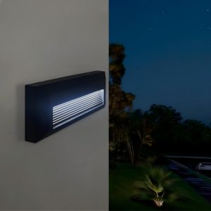 Επιτοίχιο Led 6W CCT black