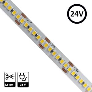Ταινία Led 24V DC Bridgelux smd 20W/m 4000K 240Led/m (5m)
