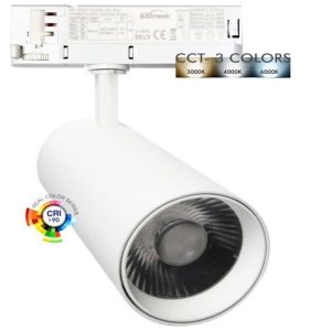 Ράγας Led 3 κυκλωμάτων Bridgelux chip & Gxtronic driver Selectable 40W-26W CCT white