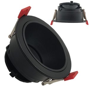 Spot Οροφής GU10  multi choise black round