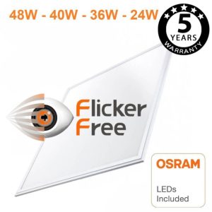 Οροφής Led Panel Osram chip & Gxtronic driver selectable 48W-40W-36W-24W 5700K 60×60