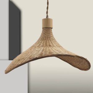 Κρεμαστό φωτιστικό Ε27 bamboo Bali