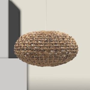 Κρεμαστό φωτιστικό Ε27 rattan Medan