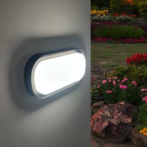 Επιτοίχιο Led 18W CCT oval