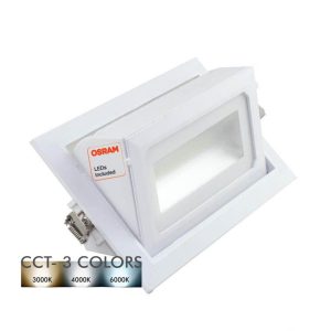 Οροφής Led Κινητό Χωνευτό osram chip 40W CCT