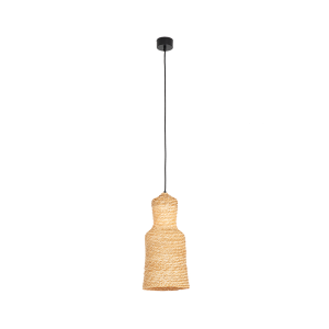 PENDANT LAMP NATURAL BRAIDED WHEAT 1XE27