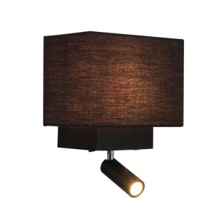 SCONCE LED 3W 1XE27 BLACK