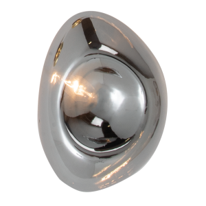 ΦΩΤΙΣΤΙΚΟ ΤΟΙΧΟΥ 1XE14 ΜΑΥΡΟ ΜΕΤΑΛΛΟ - ΧΡΩΜΙΟ ΓΥΑΛΙ