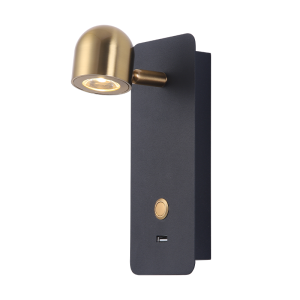 ΕΠΙΤΟΙΧΙΑ ΦΩΤΙΣΤΙΚΑ LED ΞΕΝΟΔΟΧΕΙΟΥ ΑΛΟΥΜΙΝΙΟ - ΜΑΥΡΟ & ΜΠΡΟΝΖΕ