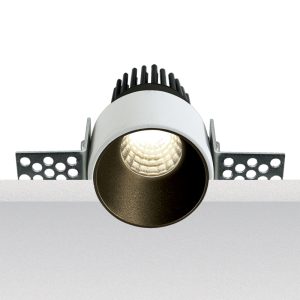 Zambelis ΧΩΝΕΥΤΟ COB LED ΣΠΟΤ ΦΩΤΙΣΜΟΥ ΧΩΡΙΣ ΠΛΑΙΣΙΟ 5w 36° 350mA IP20 ΣΑΓΡΕ ΜΑΥΡΟ ΑΛΟΥΜΙΝΙΟ
