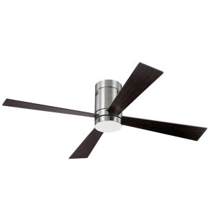 ΑΝΕΜΙΣΤΗΡΑΣ ΟΦΟΦΗΣ ME LED ΦΩΣ 15W ΣΚΕΛΕΤΟ ΧΡΩΜΙΟΥ ΜΑΤ ΚΑΦΕ ΞΥΛΙΝΕΣ ΛΕΠΙΔΕΣ