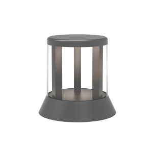 ΦΩΤΑ ΚΗΠΟΥ - ΚΟΛΩΝΑΚΙΑ LED 8W 3000K ΑΠΟ ΑΛΟΥΜΙΝΙΟ ΣΕ ΑΠΟΧΡΩΣΗ ΓΡΑΦΙΤΗ