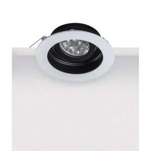Zambelis ΧΩΝΕΥΤΟ ΚΙΝΟΥΜΕΝΟ DOWNLIGHT ΣΠΟΤ ΦΩΤΙΣΜΟΥ ΨΕΥΔΑΡΓΥΡΟΣ - ΛΕΥΚΟ ΦΙΝΙΡΙΣΜΑ
