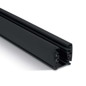 Zambelis ΜΑΥΡΗ ΤΕΤΡΑΓΩΝΗ ΕΠΙΦΑΝΕΙΑΚΗ ΡΑΓΑ 4M ΓΙΑ ΤΡΙΦΑΣΙΚΑ ΣΥΣΤΗΜΑΤΑ ΦΩΤΙΣΜΟΥ