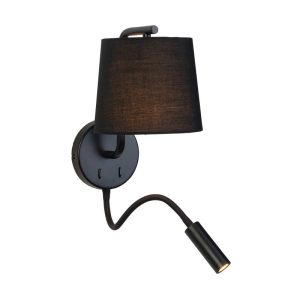 SCONCE LED 3W 1XE27 BLACK