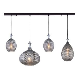 ΚΡΕΜΑΣΤΑ ΦΩΤΙΣΤΙΚΑ ΕΣΩΤΕΡΙΚΟΥ ΧΩΡΟΥ 4XE27 MAX 40W ΜΑΥΡΑ