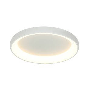 LED ΦΩΤΙΣΤΙΚΟ ΟΡΟΦΗΣ 55W 3000K ΣΑΓΡΕ ΛΕΥΚΟ ΑΛΟΥΜΙΝΙΟ - ΑΚΡΥΛΙΚΟ