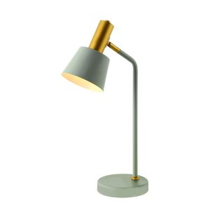 TABLE LAMP E14 MAX 25W IRON GREY- GREEN-GOLD ON/OFF SWITCH
