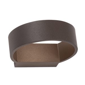 UP DOWN LED WALL LAMP  7W ALUMINIUM 3000K   BROWN