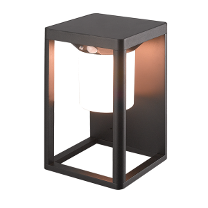 OUTDOOR WALL LIGHT LED WITH SOLAR 2W 3000K ALUMINIUM GRAPHITE