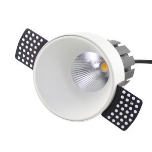Zambelis ΧΩΝΕΥΤΟ LED ΣΠΟΤ ΦΩΤΙΣΜΟΥ 15W 3000K ΛΕΥΚΟ ΑΛΟΥΜΙΝΙΟ ΧΩΡΙΣ ΠΛΑΙΣΙΟ