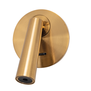 SCONCE RECESSED LED 1X3W BRUSHED BRASS