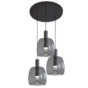 ΚΡΕΜΑΣΤΟ ΦΩΤΙΣΤΙΚΟ ΕΣΩΤΕΡΙΚΟΥ ΧΩΡΟΥ LED 3X7W 3000K ΜΑΥΡΟ