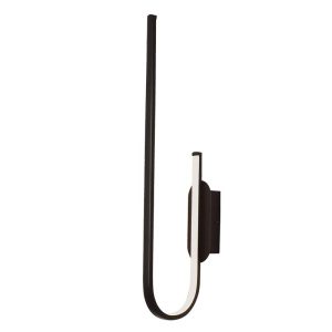 ΦΩΤΙΣΤΙΚΟ ΤΟΙΧΟΥ LED 21W 3000K ΜΑΥΡΟ ΣΑΓΡΕ ΜΕΤΑΛΛΟ- ΑΛΟΥΜΙΝΙΟ - ΑΚΡΥΛΙΚΟ