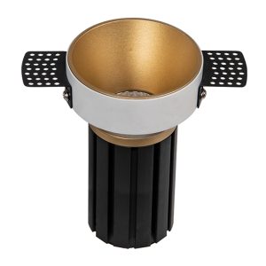 Zambelis ΧΩΝΕΥΤΟ LED ΣΠΟΤ ΦΩΤΙΣΜΟΥ 15W 3000K ΧΡΥΣΟ ΑΛΟΥΜΙΝΙΟ ΧΩΡΙΣ ΠΛΑΙΣΙΟ