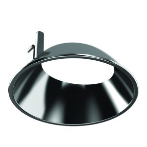 CHROME MATT ASYMMETRIC REFLECTOR FOR S125-127