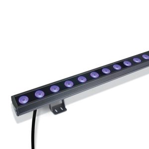 GREY LED 24x1,5w RGB 30deg LENS IP66 24v DIMMABLE