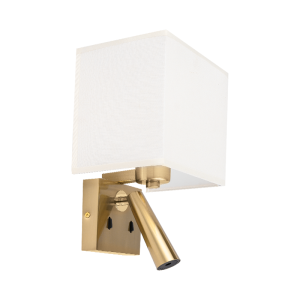 SCONCE LED 3W 1XE27 BRUSHED BRASS