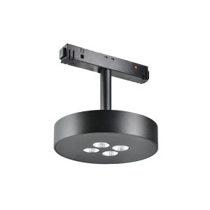 Zambelis LED ΜΑΓΝΗΤΙΚΟ ΣΠΟΤ ΦΩΤΙΣΜΟΥ 12W 3000K ΜΑΥΡΟ ΑΛΟΥΜΙΝΙΟ