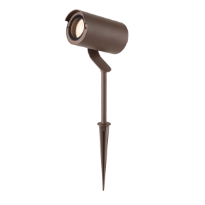 OUTDOOR SPIKE-POST LIGHT 1XGU10 ALUMINIUM DARK BROWN