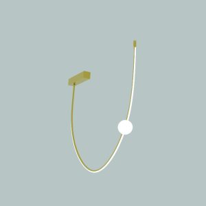 ΚΡΕΜΑΣΤΟ ΦΩΤΙΣΤΙΚΟ ΕΣΩΤΕΡΙΚΟΥ ΧΩΡΟΥ 19W 3000K ΧΡΥΣΟ ΜΑΤ ΑΛΟΥΜΙΝΙΟ -ΣΙΛΙΚΟΝΗ - ΟΠΑΛ ΓΥΑΛΙ