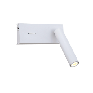 SCONCE LED 3W WHITE WITH USB