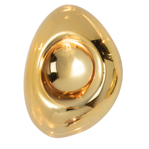 ΦΩΤΙΣΤΙΚΟ ΤΟΙΧΟΥ 1XE14 ΜΑΥΡΟ ΜΕΤΑΛΛΟ - ΧΡΥΣΟ ΓΥΑΛΙ