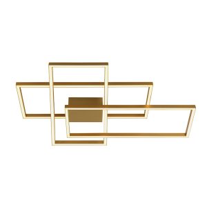 LED ΦΩΤΙΣΤΙΚΟ ΟΡΟΦΗ 52W 3000K ΜΑΤ ΧΡΥΣΟ ΑΛΟΥΜΙΝΙΟ - ΑΚΡΥΛΙΚΟ