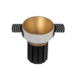 Zambelis LED ΧΩΝΕΥΤΟ DOWNLIGHT ΣΠΟΤ ΦΩΤΙΣΜΟΥ 6W 3000K ΣΑΓΡΕ ΧΡΥΣΟ ΑΛΟΥΜΙΝΙΟ ΧΩΡΙΣ ΠΛΑΙΣΟ