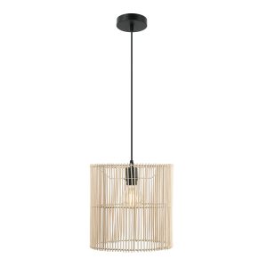 PENDANT LAMP E27 MAX 40W RATTAN NATRUAL