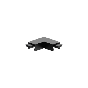 SURFACE CORNER CONNECTOR ULTRA SLIM HORIZONTAL BLACK